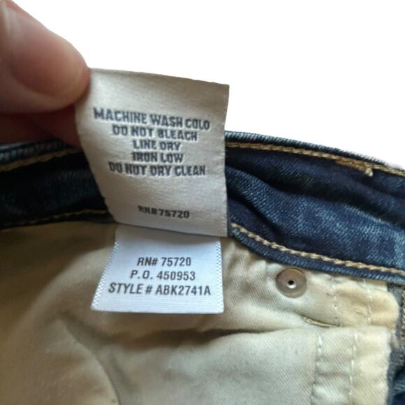 Rag & Bone /JEAN Distressed Straight Leg Jeans Canyon Wash Grunge Y2K Size‎ 31 - Picture 4 of 9